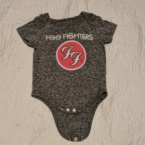 Foo Fighters 0-3 months onesie